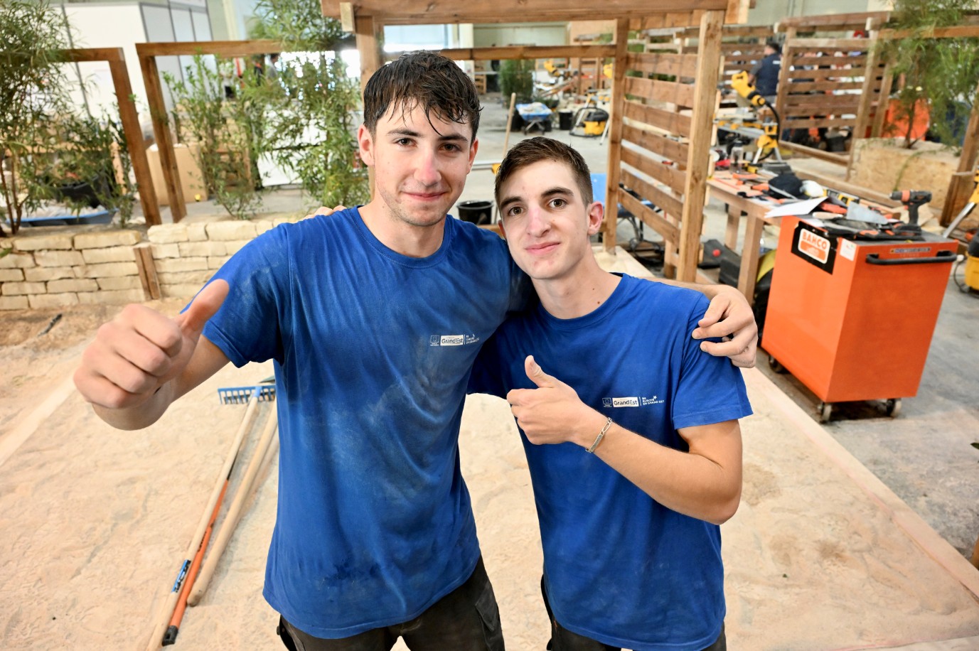 Justin KRESS Corentin MATTHIEU jardiniers paysagistes