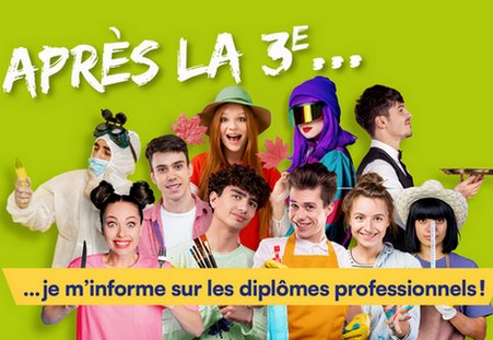 Après la 3e, je m’informe sur les diplômes professionnels !